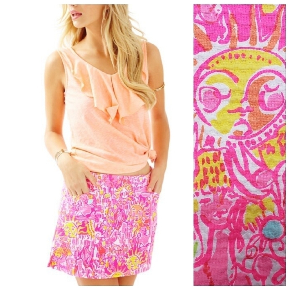LILLY Pulitzer 00 Pink Pout January Skort